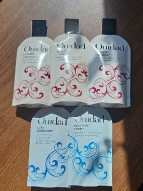 🌞 5 For $25 Ouidad Travel Climate Frizz Control Moisturizing Shampoo Samples